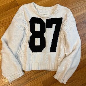 We the Free cable knit sweater
